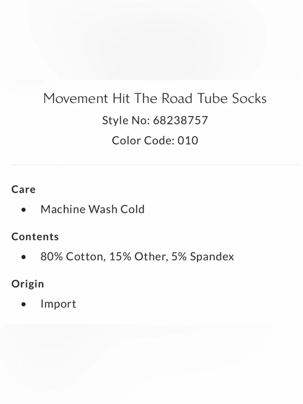 ▪️NWT Free People Movement Hit The Road Tube Socks